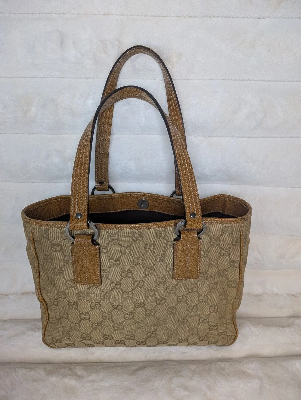 Gucci GG Canvas Monogram Tote Bag